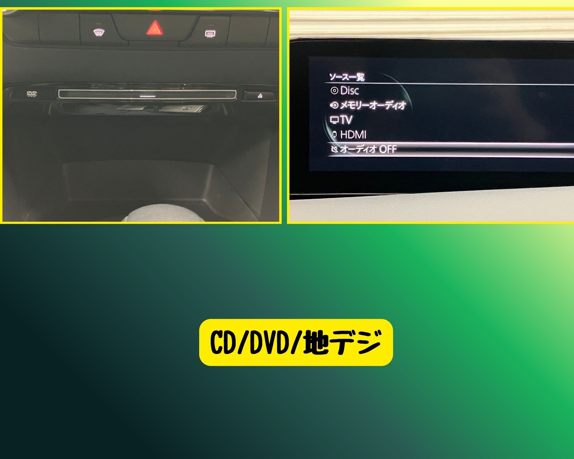 CD/DVD/地デジ