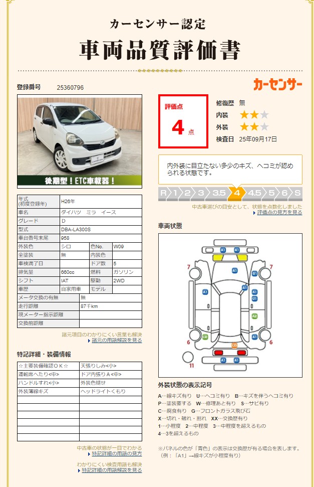 鑑定書2