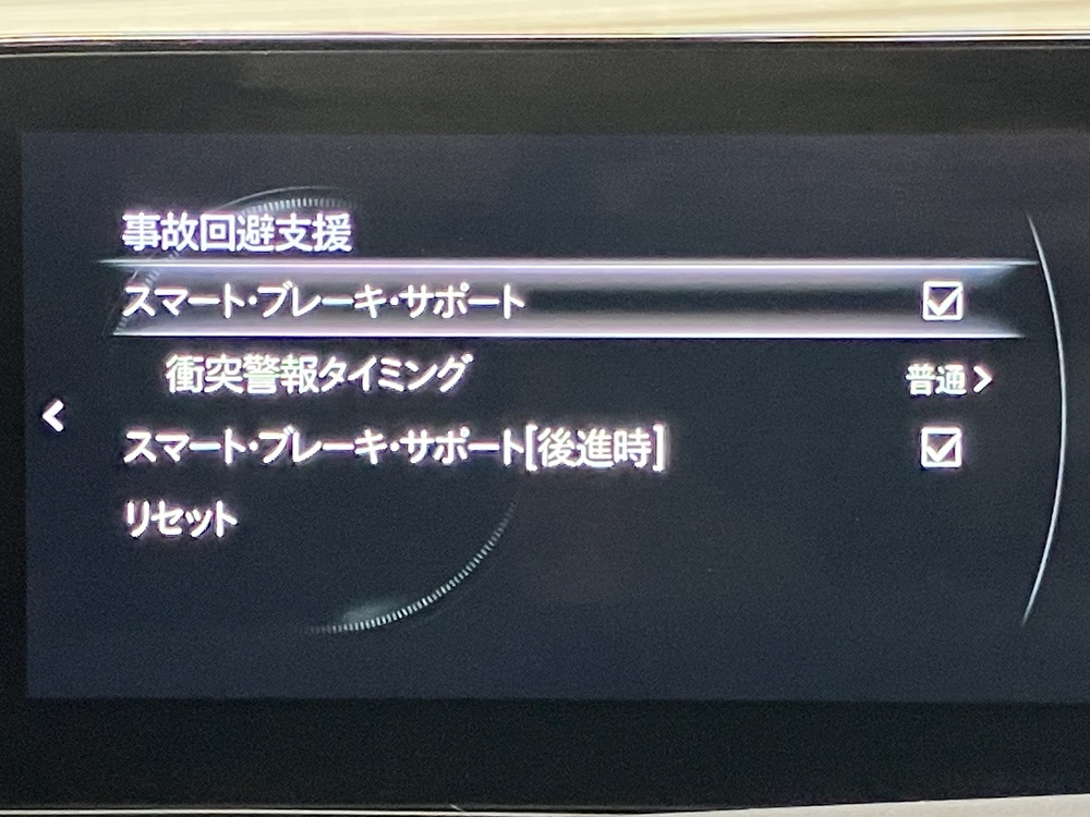 ブラインドスポットモニタリング